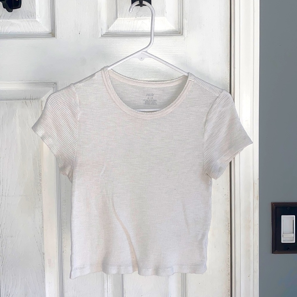 Aerie waffle net crop top